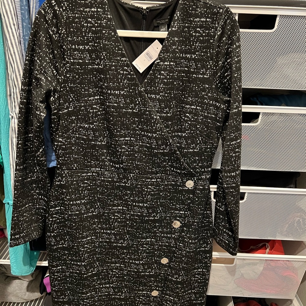 Faux wrap dress